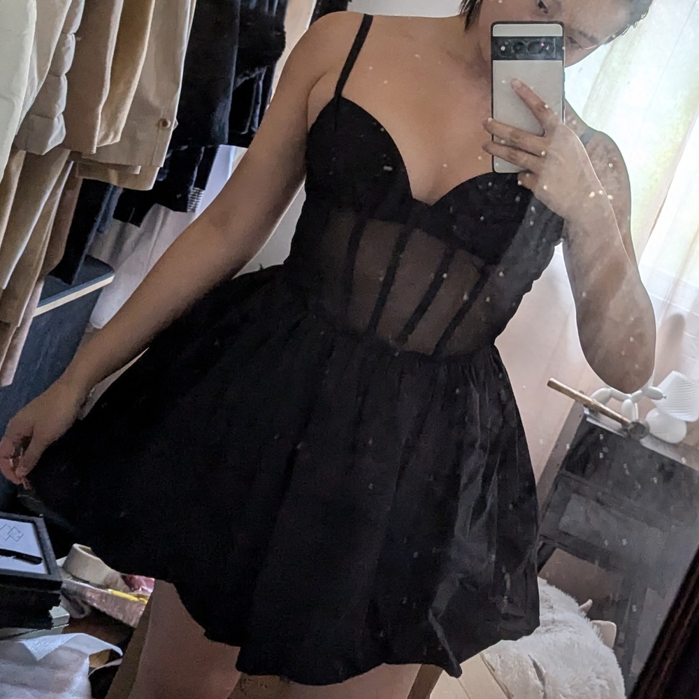 Forever21 Black Party Dress